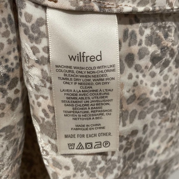 Wilfred Baroque Dress Leopard Size 2 - Picture 8 of 12